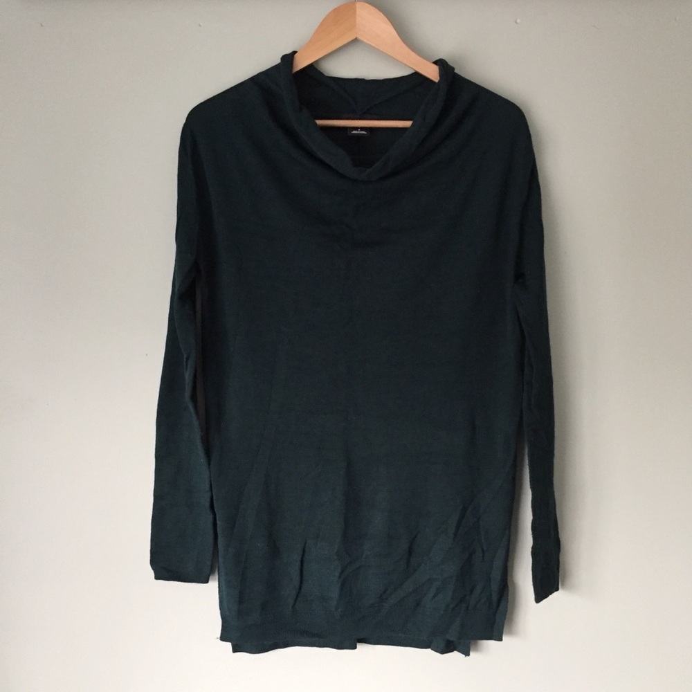 Trouvé Side Slit Roll Neck Sweater